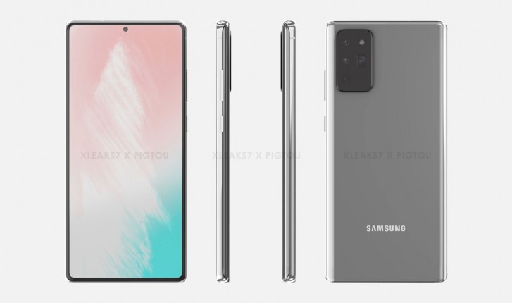 Samsung Galaxy Note20+ renders