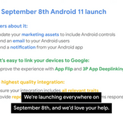 Google เผลอประกาศวันปล่อย Android 11 วันที่ 8 กันยายนนี้