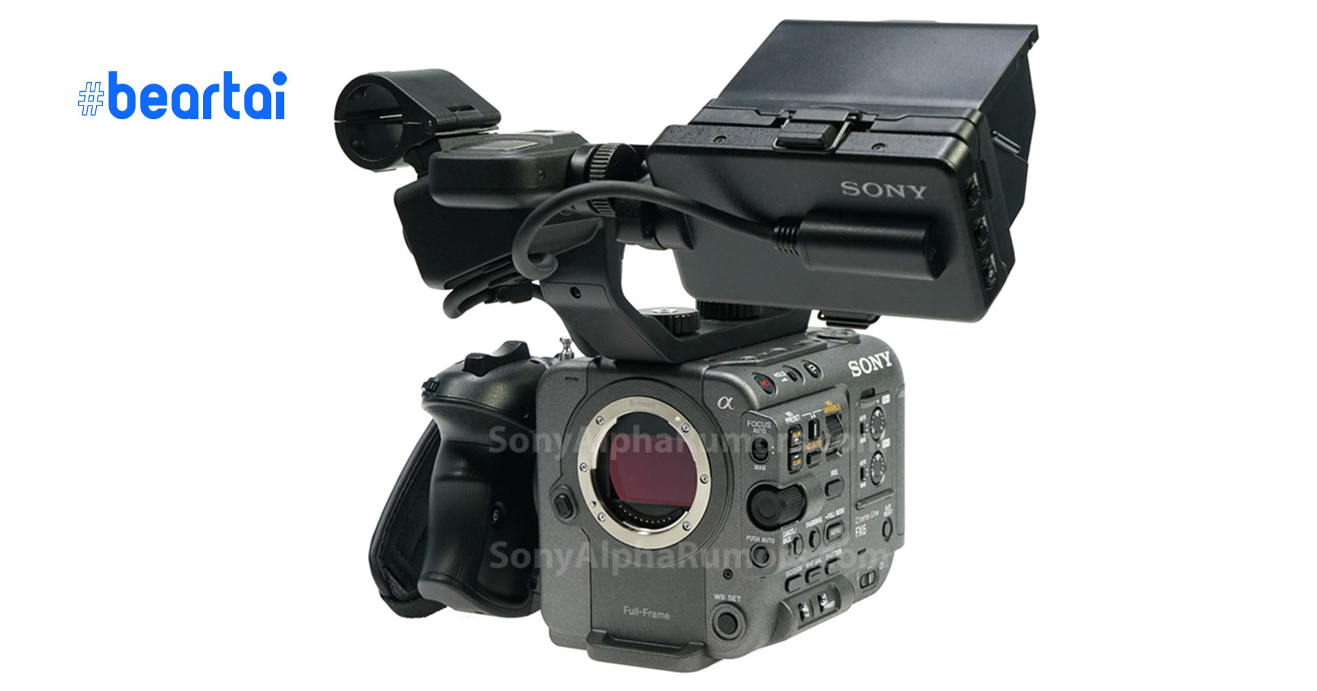 หลุดก่อนวันเปิดตัว เผยภาพพร้อมสเปก Sony FX6 กล้อง Cinema Full-frame E-mount