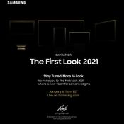 Samsung ประกาศจัดงาน The First Look 2021 6 มค ปีหน้า