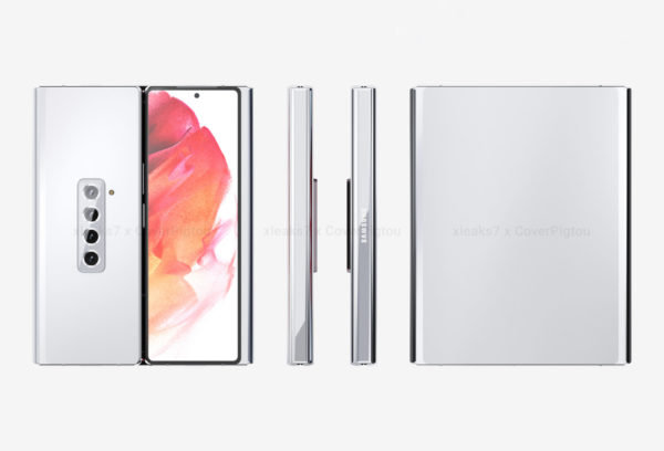 หลุดภาพเรนเดอร์ใหม่ Samsung Galaxy Z Fold 3 ที่พับจอได้ 3 ท่อน