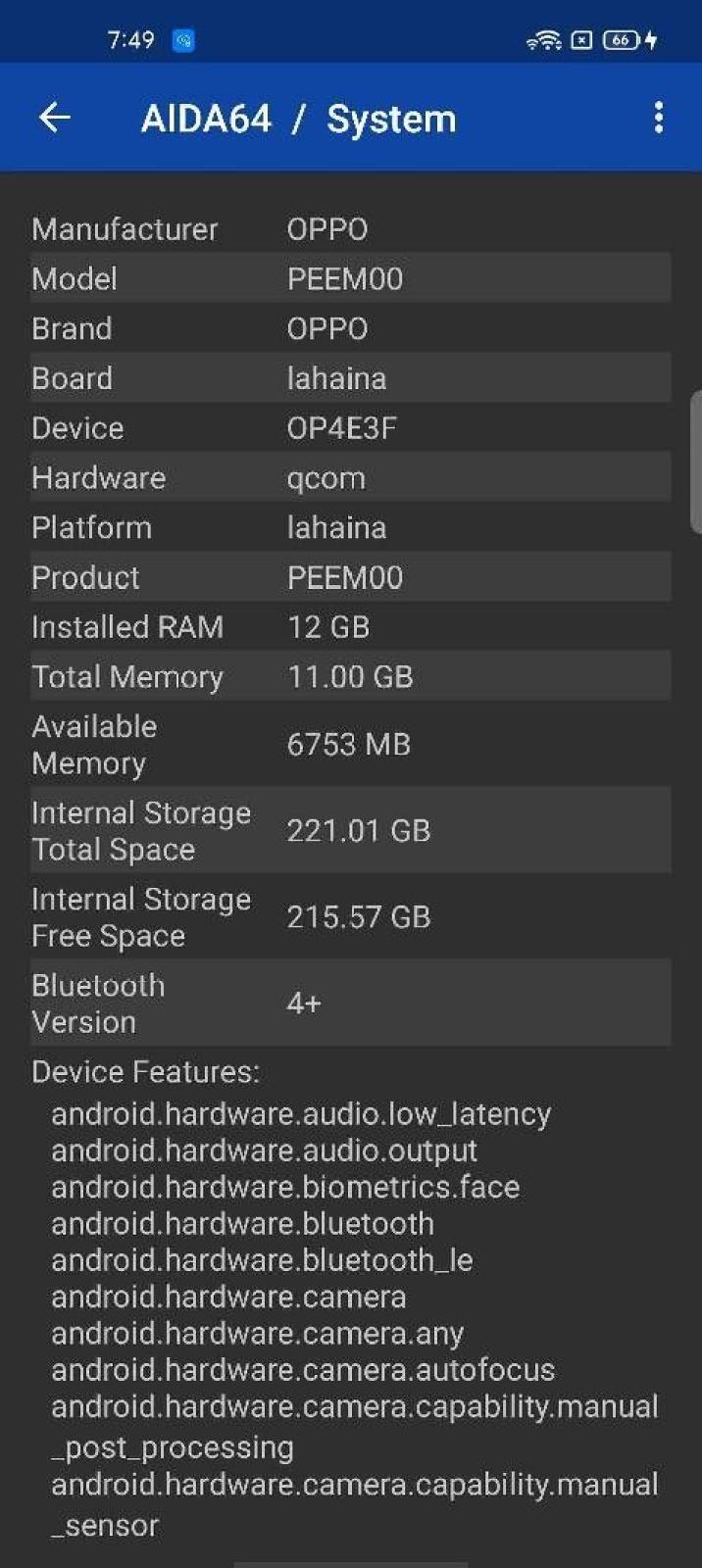 สเปก OPPO Find X3 Pro