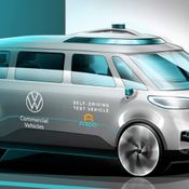 Volkswagen จะทดสอบระบบรถยนต์ไฟฟ้าที่มีดีไซน์คล้ายรถตู้ IDBuzz