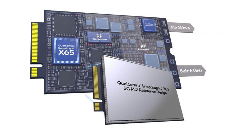 Qualcomm เปิดตัว Snapdragon X65  X62 5G รุ่นเสียบสล็อต M2 ใช้ได้ในโน้ตบุ๊ก