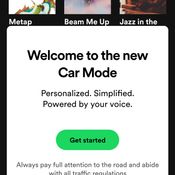 Spotify ทดสอบ Car Mode แบบใหม่ ใช้งานง่ายมากขึ้น
