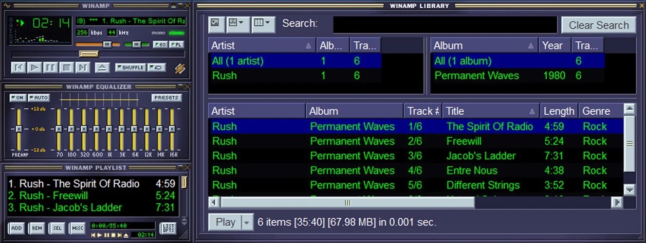 พร้อมไหมวัยรุ่น Winamp 59 Final ออกมาให้ใช้งานแล้ว