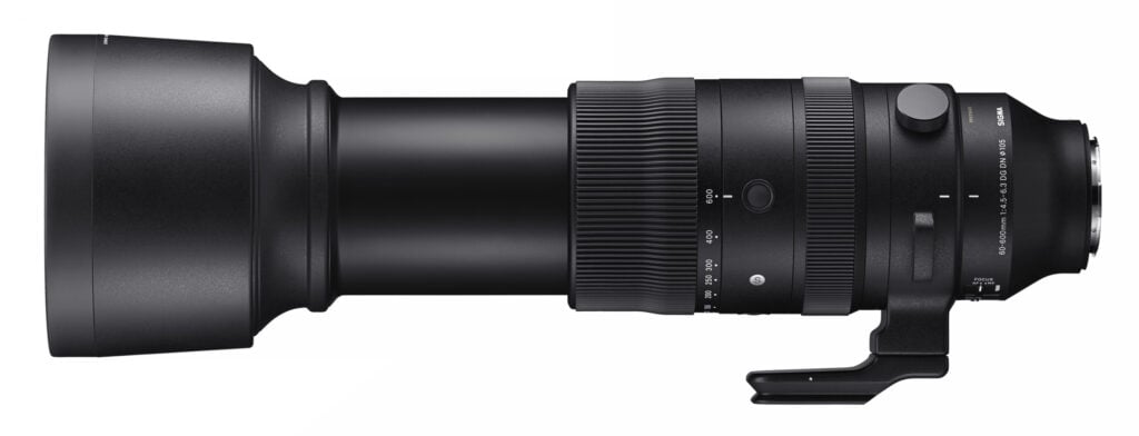 เปิดตัว SIGMA 60–600mm F45–63 DG DN OS  Sports เลนส์ซูม 10x สำหรับกล้องมิเรอร์เลสตัวแรกของโลก