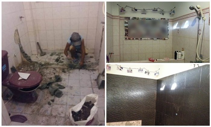 รีโนเวทห้องน้ำแบบขัดใจแม่ แต่สุดท้ายแม่ก็ชอบ
