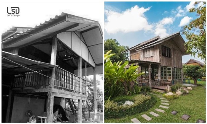 เจ๋งสุด! สร้าง “ร้านกาแฟ” จาก “ไม้เก่า” ประหยัดเงินได้ 40 เปอร์เซ็นต์