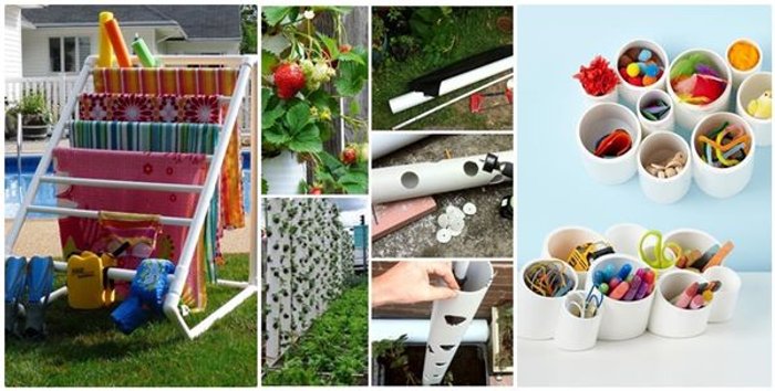8 ไอเดีย DIY ของใช้ภายในบ้านจากท่อ PVC