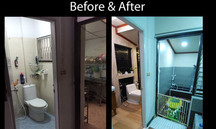 รีโนเวทห้องน้ำแคบๆ ให้กลายเป็นห้องน้ำรับแขกได้ไม่อาย