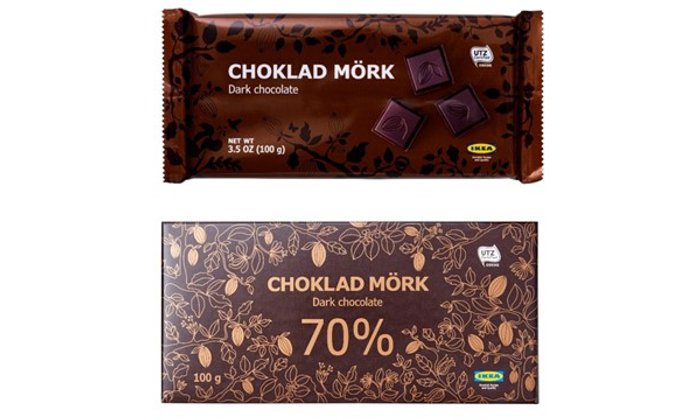 อิเกีย (IKEA) เรียกคืนดาร์กช็อคโกแลต CHÖKLAD MÖRK 60% และ CHÖKLAD MÖRK 70%