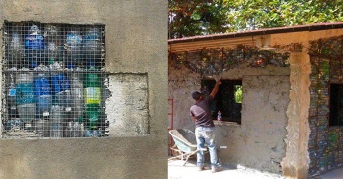 "Plastic Bottle Village" ลดอุณหภูมิภายในบ้านด้วยขวดพลาสติก!! โปรเจคดีๆ จากปานามา
