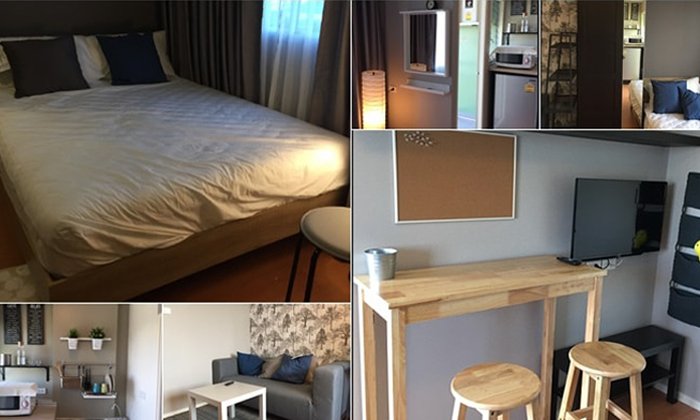 รีวิวการตกเเต่งคอนโดห้องสตูดิโอ ขนาด 21.5 ตรม. ให้สวยงามน่าอยู่