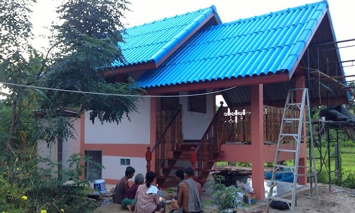 รีวิวบ้านกระท่อมปูนหลังน้อย แสนสุขใจรวม ๆ ประมาณ 160,000 บาท พร้อมรายละเอียดค่าใช้จ่าย