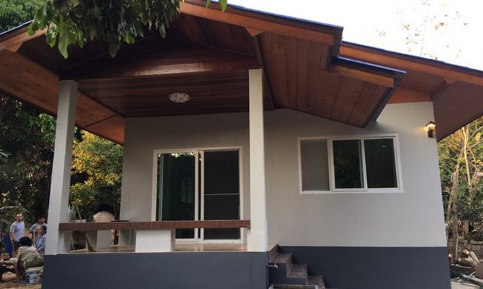 รีวิวปลูกบ้านชั้นเดียวหลังเล็กต่างจังหวัดด้วยงบจำกัดเพียง 3 แสนบาท