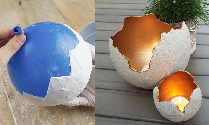 ไอเดีย DIY กระถางต้นไม้จากลูกโป่งสวยๆ