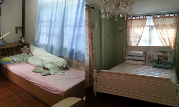 รีวิวรีโนเวทห้องนอนเก่า ให้กลายเป็นห้องหอใหม่ สวยปิ๊งๆ