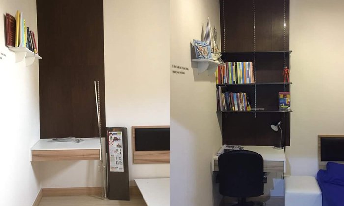 รีวิวชั้นหนังสือแบบทำเอง ราคาประหยัด