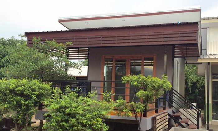 บ้านชั้นเดียวสวยๆ กับงบประมาณน้อย ๆ จบที่ 180,000 บาท