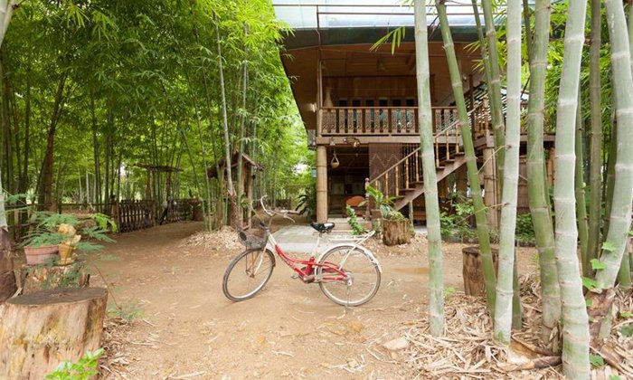 ไอเดียบ้านไม้ยกพื้นสูง พร้อมบรรยากาศสบายที่ 'สวนไผ่โฮมสเตย์'