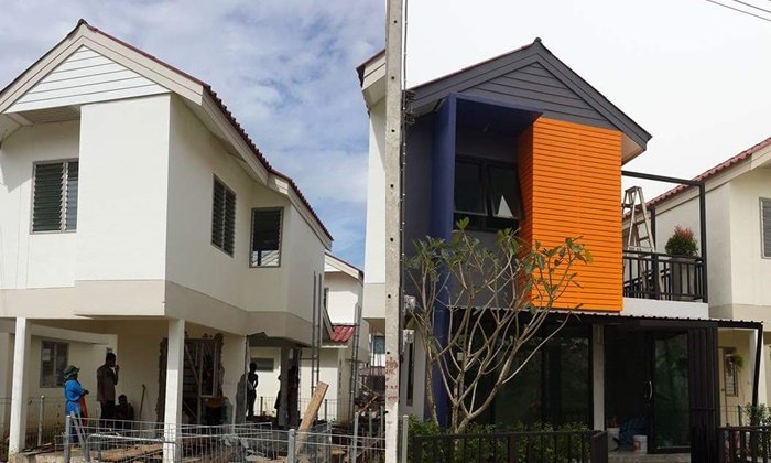 ไอเดียรีโนเวทบ้านเอื้ออาทร จ.นครศรีธรรมราช งบประมาณ 450,000 บาท