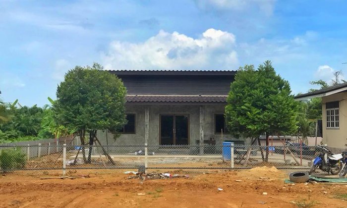 แบบบ้านชั้นเดียวสไตล์โมเดิร์นลอฟท์ ผนังปูนเปลือยพื้นที่ 100 ตร.ม. เริ่มต้นที่ 690,000 บาท