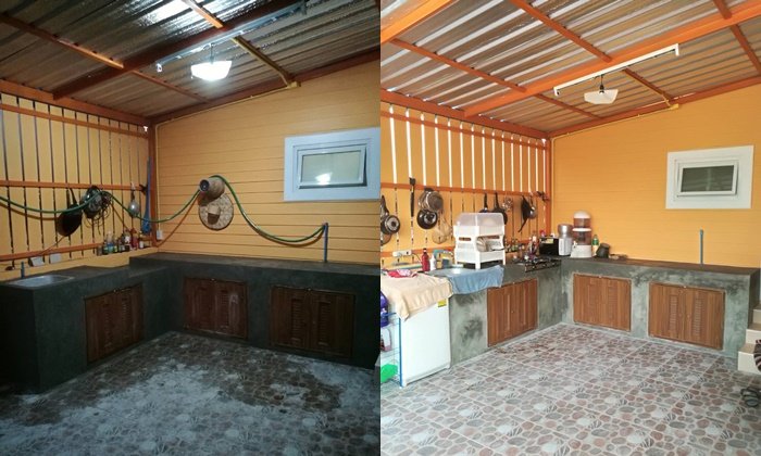 ไอเดียการสร้างครัวไทยปูนเปลือย แบบประหยัดงบ ราคาไม่เกิน 20,000 บาท