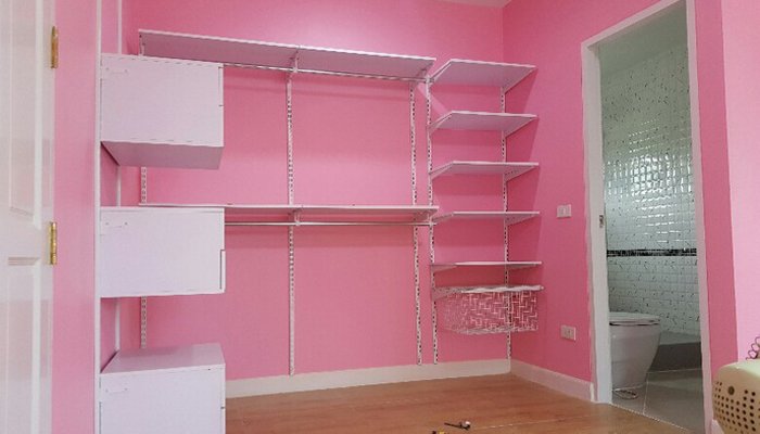 รีวิวทำห้องแต่งตัว Walk in closet ทำเองง่ายๆ ในงบสุดประหยัด