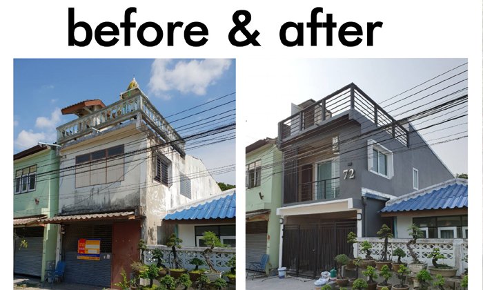 “รีโนเวทตึกแถวเก่า” พลิกโฉมบ้านมือสองสภาพโทรมให้กลายเป็นบ้านในฝันดีไซน์ทันสมัย