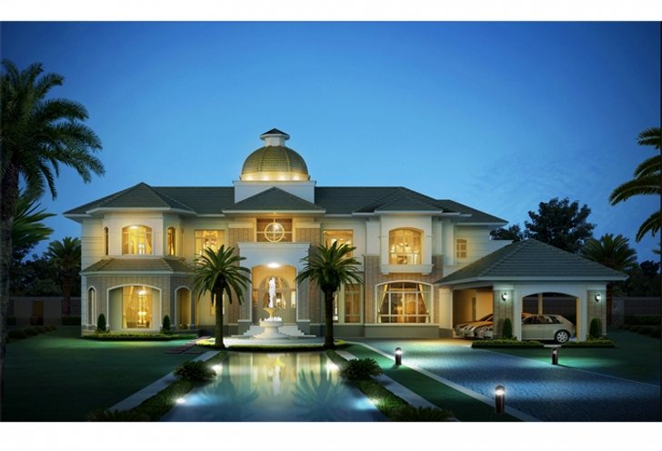 แบบบ้านหรู 2 ชั้น สไตล์ Classic Contemporary