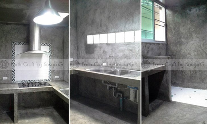 DIY ตู้เคาน์เตอร์ครัวสไตล์เรียบเท่ ทำเอง ใช้เอง
