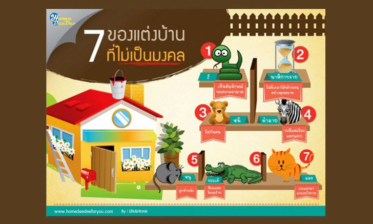 7 ของแต่งบ้าน ที่ไม่เป็นมงคล