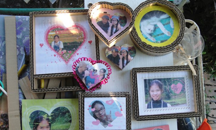 DIY กรอบรูปตกไม่แตก ของขวัญ "วันวาเลนไทน์" สุดน่ารัก
