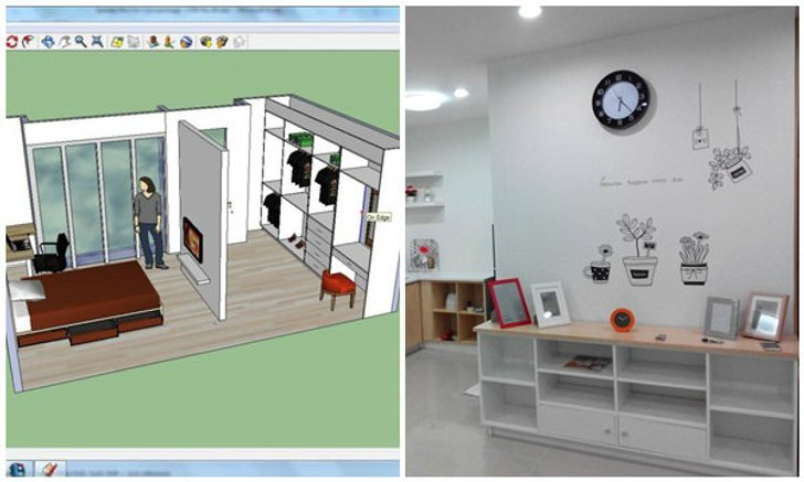 DIY ไม้กั้นห้อง เป็นเฟอร์นิเจอร์แต่งบ้าน ใช้เงินแค่ 3.5 หมื่น