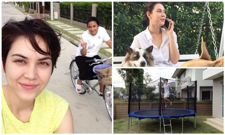 แอบส่อง "บ้านแมท ภีรนีย์" ร่มรื่น เรียบง่าย แสนอบอุ่น