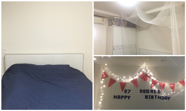 DIY แต่งห้องเซอร์ไพรส์คนพิเศษด้วยงบ 1,000