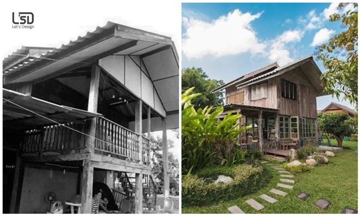 เจ๋งสุด! สร้าง “ร้านกาแฟ” จาก “ไม้เก่า” ประหยัดเงินได้ 40 เปอร์เซ็นต์
