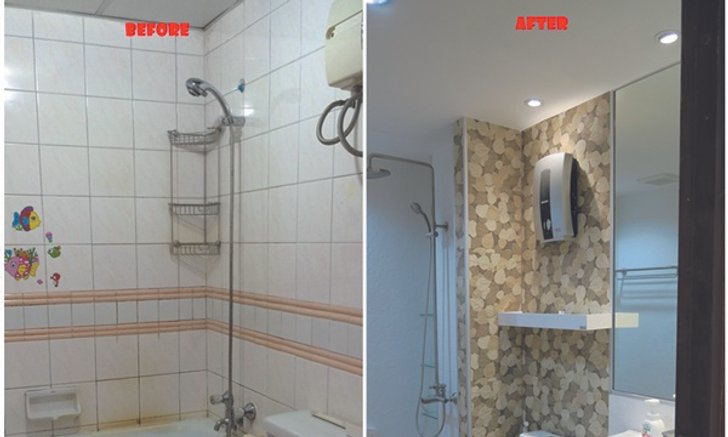 รีโนเวทห้องน้ำคอนโด ไซส์มินิ พร้อมค่าใช้จ่ายครบถ้วน