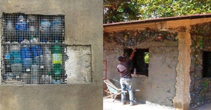 "Plastic Bottle Village" ลดอุณหภูมิภายในบ้านด้วยขวดพลาสติก!! โปรเจคดีๆ จากปานามา