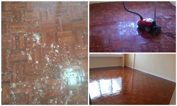 DIY ปรับปรุงพื้นปาร์เก้เก่าในงบประหยัดจริงๆ เบย