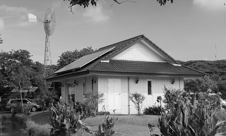 บ้านพลังงานแสงอาทิตย์ บ้านของพ่อ เพื่อทางเลือกการใช้พลังงาน