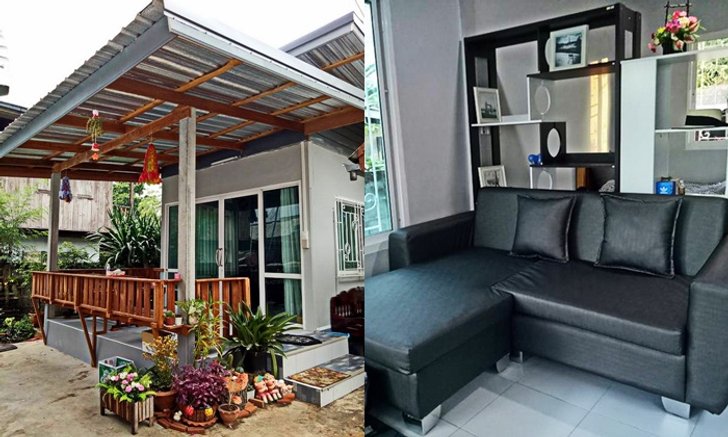 บ้านหลังน้อยแนวโมเดิร์น กะทัดรัด ตอบโจทย์การพักผ่อนที่เป็นส่วนตัว ก่อสร้างในงบเพียง 150,000 บาท