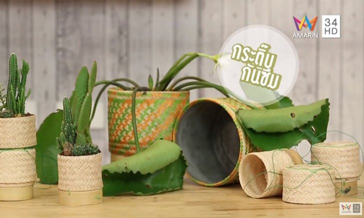แซ่บอิหลี! ชวนมา DIY กระถางต้นไม้กระติ๊บ
