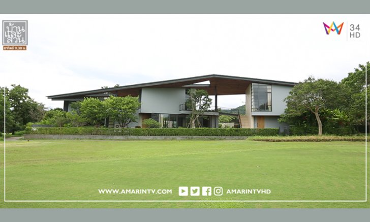 สัมผัสกับธรรมชาติของเขาใหญ่แบบพาโนราม่ากับบ้านทรงเครื่องร่อนที่ Gilding Villa