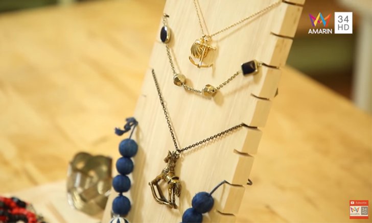 DIY Organize Accessories ไอเดียที่แขวนเครื่องประดับ ของสาวยุคใหม่