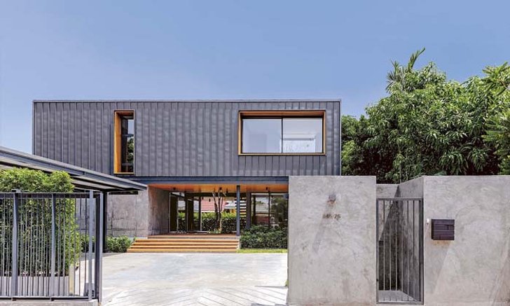 MP HOUSE บ้านทรงกล่องที่เน้นความเป็นส่วนตัวสูง