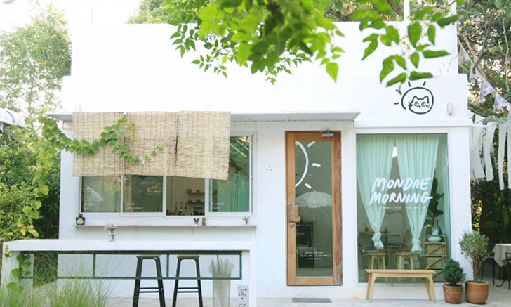 Mondae Morning Cafe เปลี่ยนผืนดินว่างหน้าบ้าน สู่คาเฟ่ที่อัดแน่นด้วยบรรยากาศอบอุ่นทุกอณู