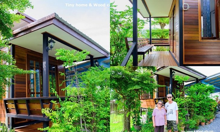 บ้านไม้น็อคดาวน์หลังเล็กในสวน บรรยากาศร่มรื่นเย็นสบาย เหมาะกับการพักผ่อนของวัยเกษียณ