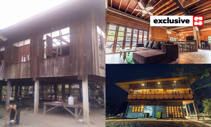 บ้านครึ่งปูนครึ่งไม้ ตกแต่งหรูหราเหมือนรีสอร์ท เจ้าของคุมงาน หาของเอง ราคา 1.5 ล้าน